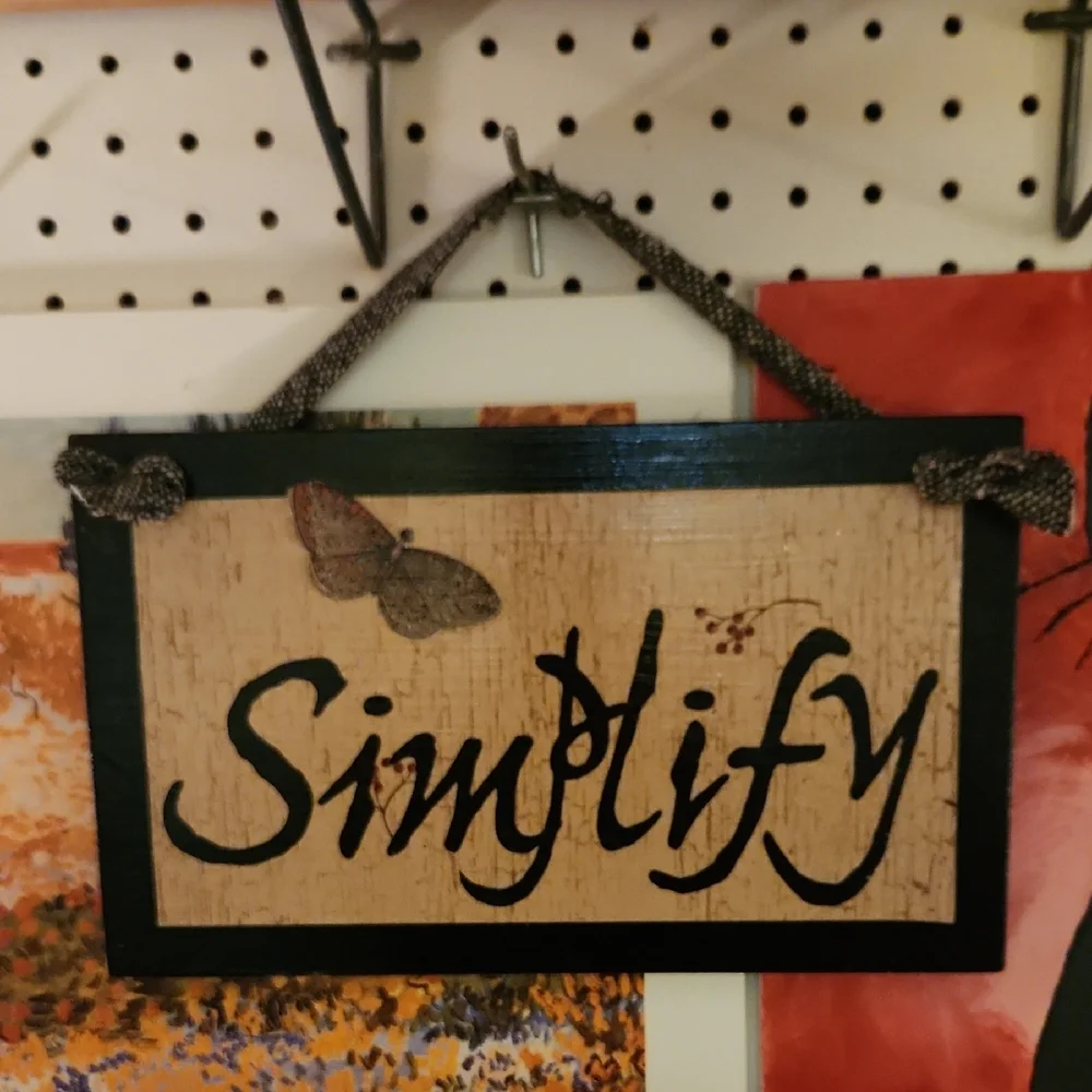 Handmade Simplify Wall Hanging with Butterfly Design